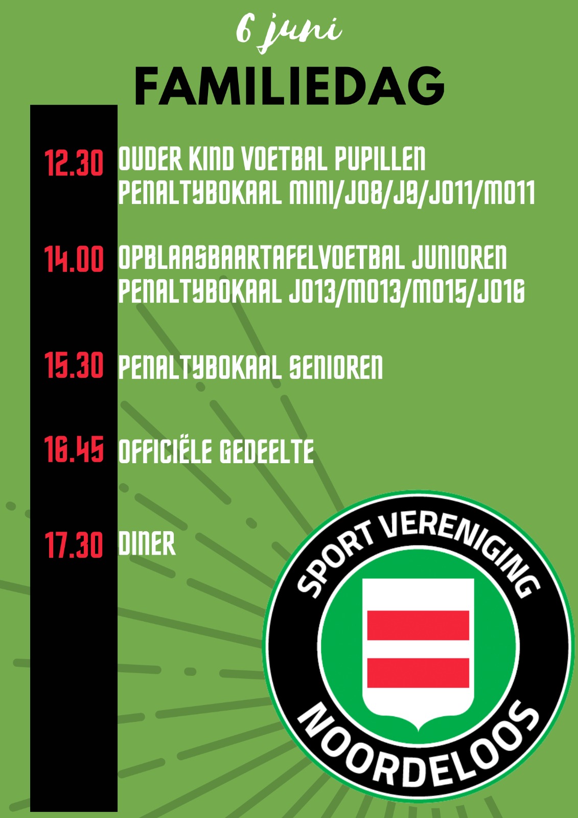 Programma familiedag 6 juni 2026